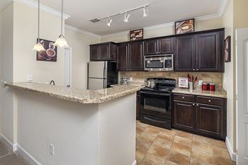 Ceramic tile in kitchen